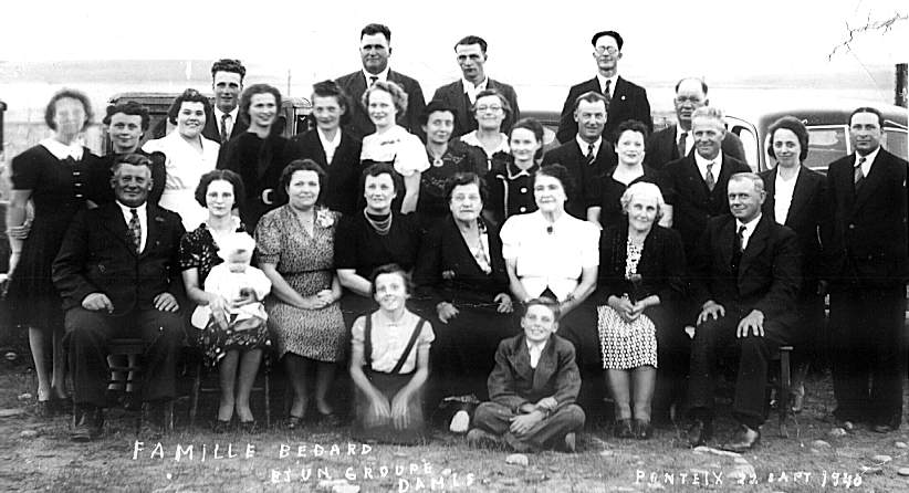 Bédard Family and Friends - 1940